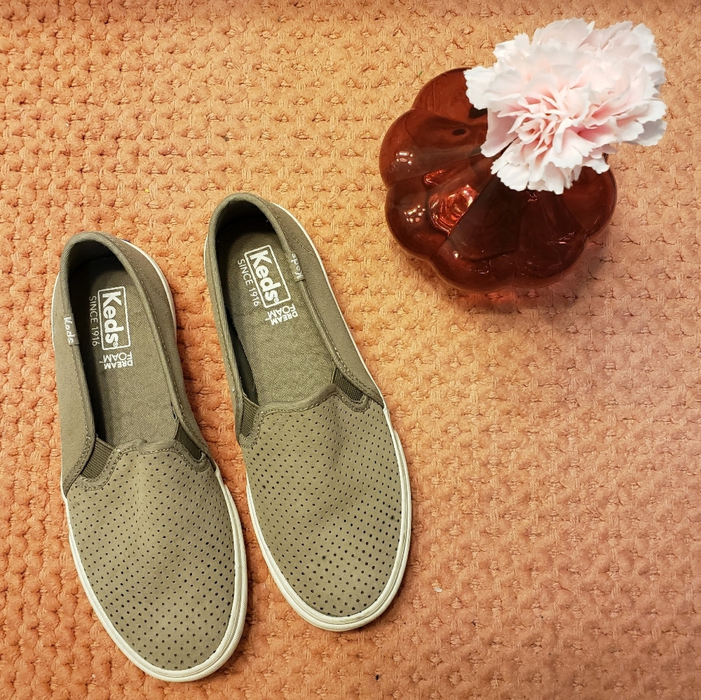KEDS Double Decker Perf-Suede Shoes